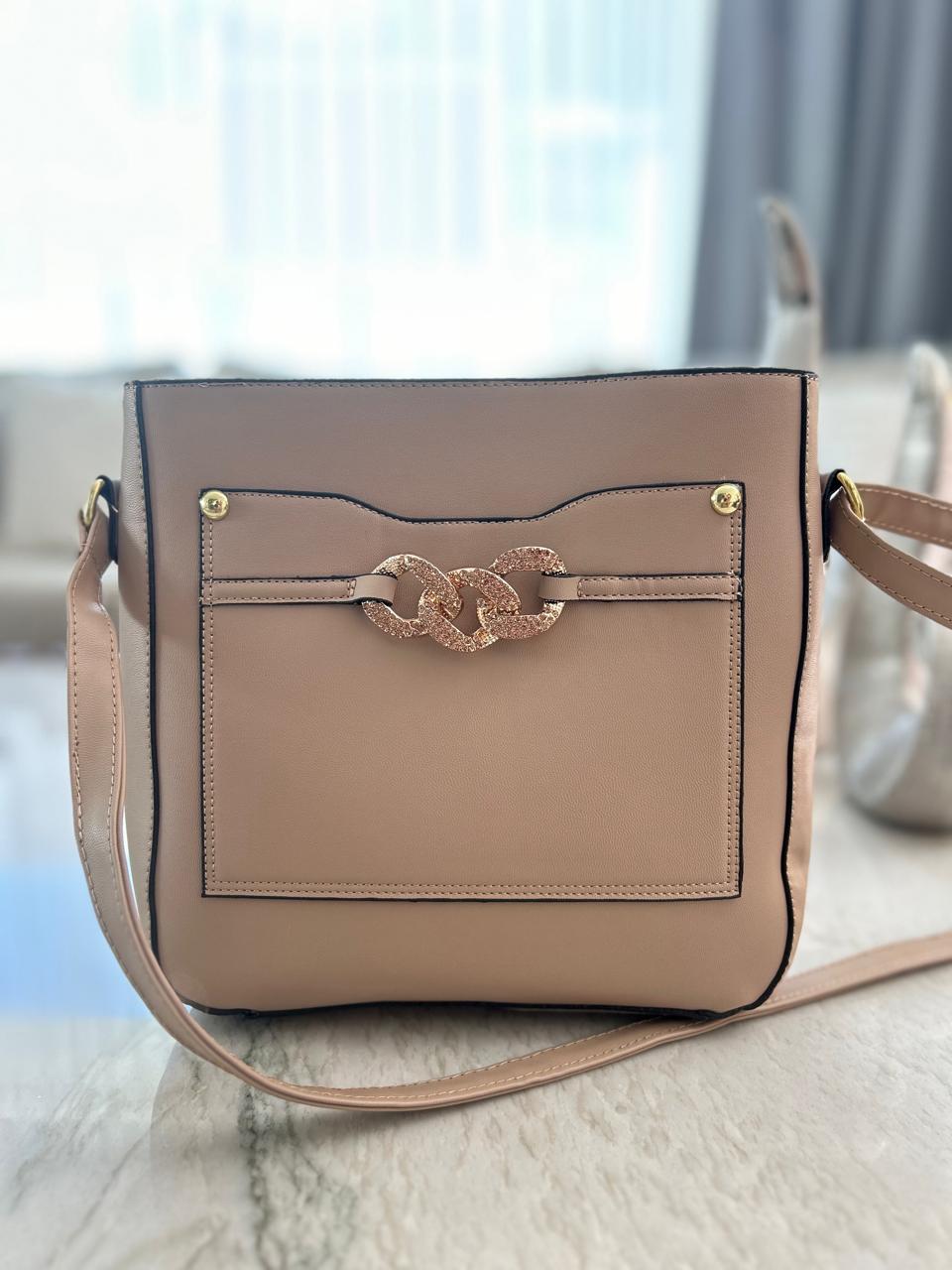 Bolso de Dama Modelo 4180 Color Café Claro