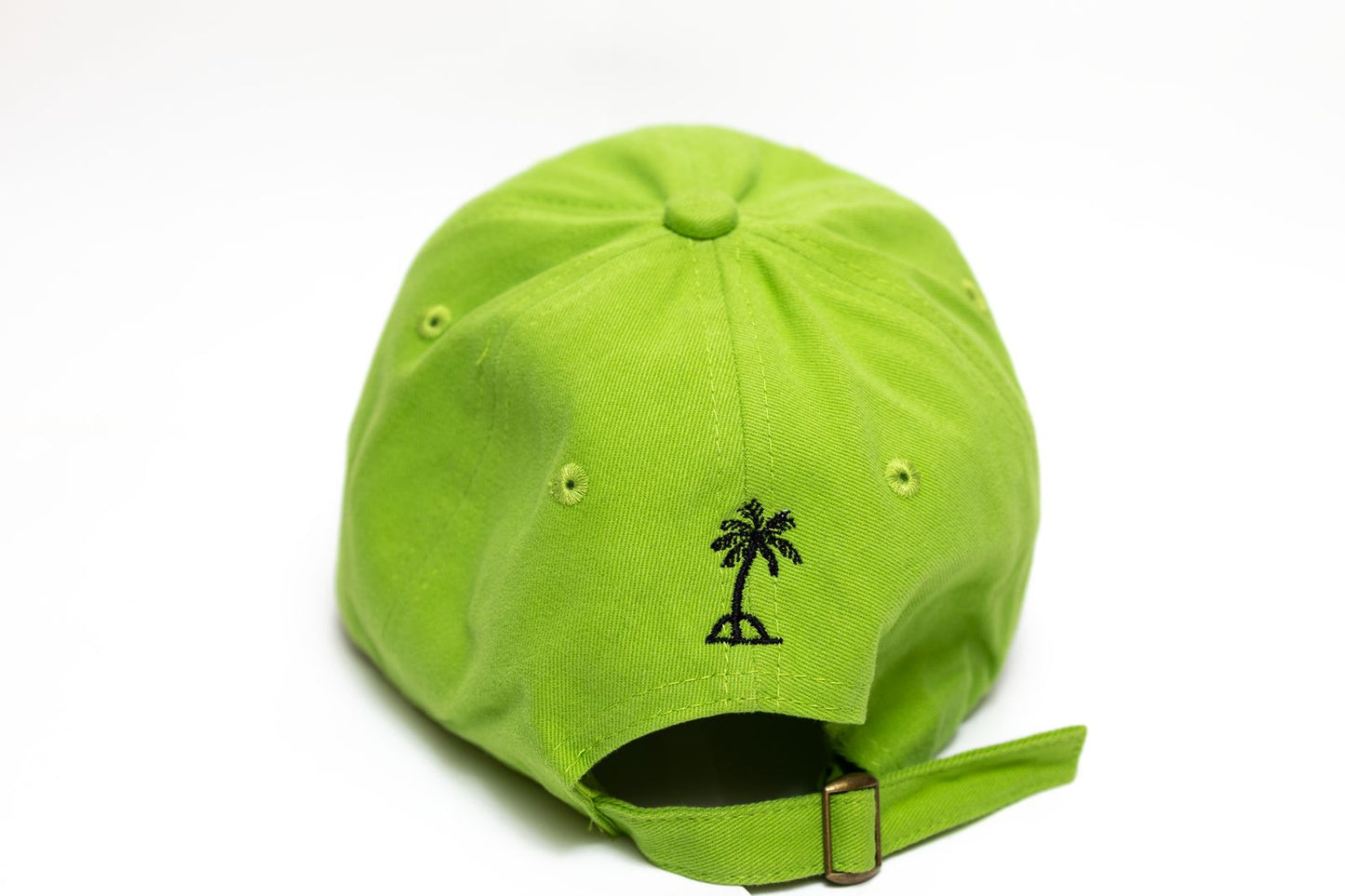 Gorra para sol de color verde limón
