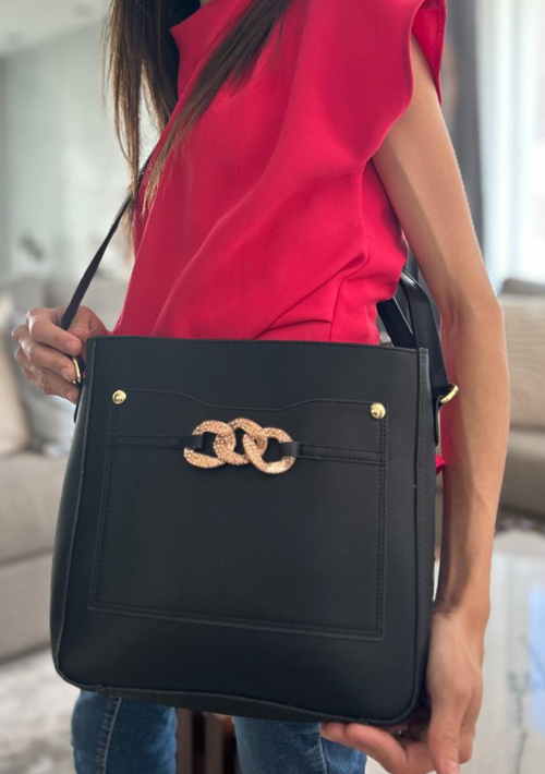 Bolso de Dama Modelo 4180 Color Negro