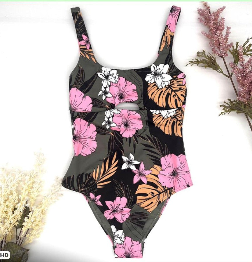 Roxy flor gris completo