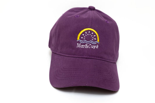 Gorras Mar&Cuyá color guinda